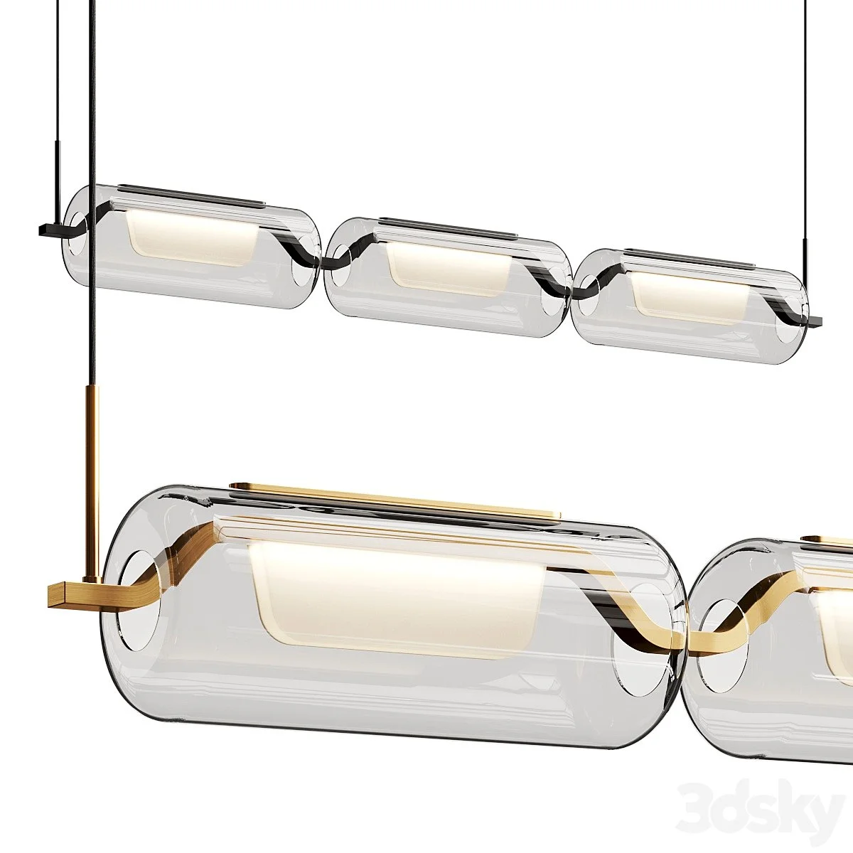 Kuzco Lighting Hilo Linear Pendant Lamp